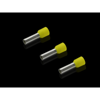 Antgalis gilzinis izoliuotas 6mm2 Cu geltonas L-12mm presavimo mašinoms AS 4050.736 [pak. po 100 vnt.] - RITTAL