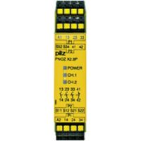 Relė saugos 3no 24V-240V AC/DC automatinis/rankinis paleidimas užspaudžiami kontaktai PNOZ X2.8P C - PILZ