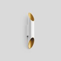 Šviestuvas v/t LED 19.5W IP20 3000K 443lm 80x500mm H-100mm dimeriuojamas baltos/žalvario matinės spalvos šviečia aukštyn/žemyn DALI - BEGA