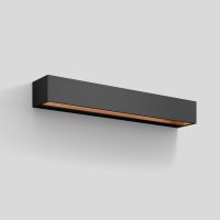 Šviestuvas v/t LED 29W IP20 3000K 1067lm 500x65mm H-80mm juodos/vario matinės spalvos šviečia aukštyn/žemyn - BEGA