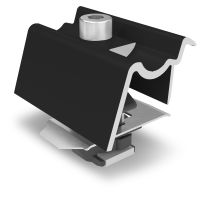 Laikiklis universalus saulės moduliui, galinis 30-40mm juodas K2 Clamp EC Hybrid - K2 SYSTEMS