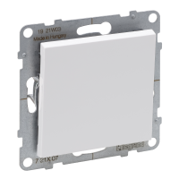 Perjungiklis p/t kryžminis be rėmelio varžtiniai kontaktai baltos spalvos 10A 250V Suno - LEGRAND