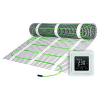 Kilimėlis šildymui 2.5m2 0.5x5m 400W 230V lipnus su programuojamu reguliatoriumi PHMR2.5 - PROTEC