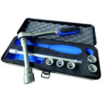 Rinkinys veržliarakčių su terkšle 1/2" 10/13/14/17/19/22 PSSLS10-22 [rinkinyje 5 vnt.] - PROTEC