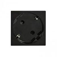 Lizdas p/t SCHUKO viengubas 45 laipsniu kampu juodos matinės spalvos Mosaic - LEGRAND