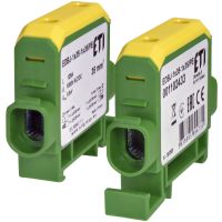 Gnybtas 35mm2 Cu/Al geltonai žalias EDBJ-1x35-1x35/PE - ETI