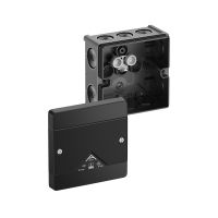 Dėžutė v/t [102x102x57] IP66 tuščia juoda be halogenų Abox040-L/sw - SPELSBERG