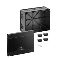Dėžutė v/t [252x202x120] IP66/67/69 tuščia juoda be halogenų AboxPro250-L/sw - SPELSBERG