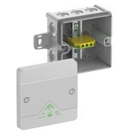 Dėžutė v/t [87x87x52] IP66 su DIN bėgeliu ir PE gnybtu 4mm2 pilka be halogenų su tvirtinimo auselėmis Abox025AB-Pot - SPELSBERG