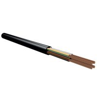 Kabelis lankstus H05VV-F 3x0.75mm2 300/500V juodas [Ritė po 100m] - ELMAT