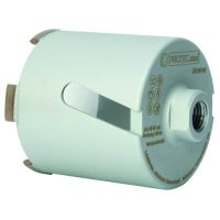 Freza 82mm deimantinė (naudoti be kalimo) be centravimo grąžto lengvam betonui, plytoms PDLGU82 Universal - PROTEC