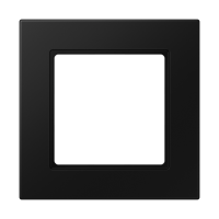 Rėmelis viengubas juodos matinės spalvos A550 - JUNG