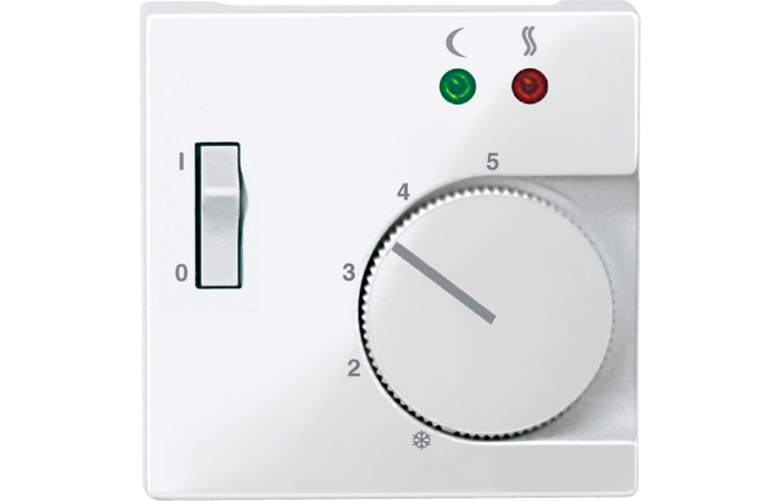 Dangtelis temperatūros reguliatoriui baltos spalvos RAL9010 System M - SCHNEIDER ELECTRIC
