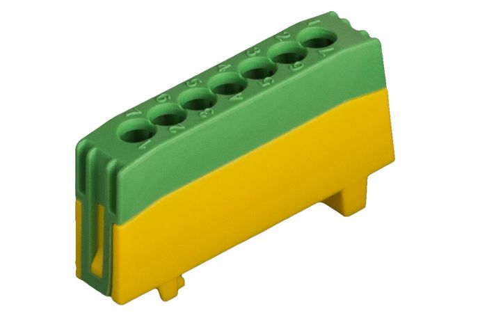 Gnybtas 7x16mm2 geltonai žalias izoliuotas PE7-F2 - POLLMANN