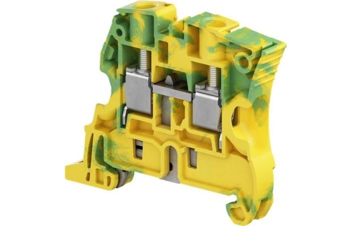 Gnybtas 10mm2/8mm geltonai žalias ant bėgelio ZS10-PE - ENTRELEC