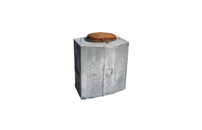 Šulinys RKŠ D 2-6 betoninis pusinis be angos [580kg] - RYŠININKAS