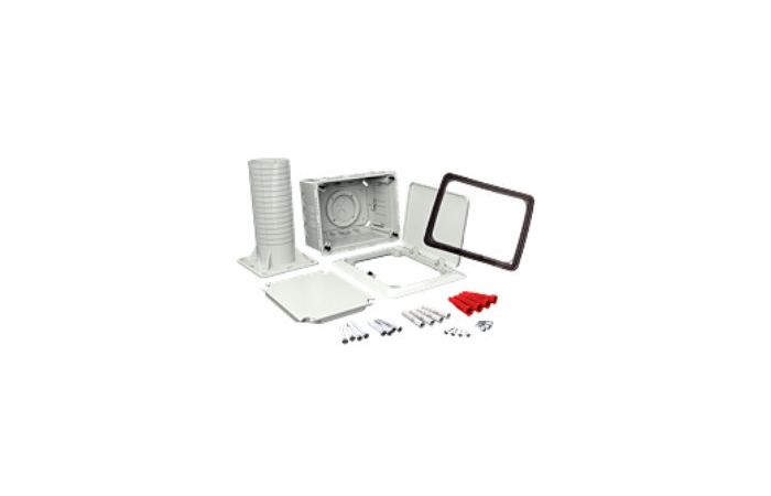 Dėžutė p/t [185x143x86] IP30 fasadui, lizdui arba automatams, su paaukštinimu ir putplasčiu KUZ-VOI - KOPOS KOLIN