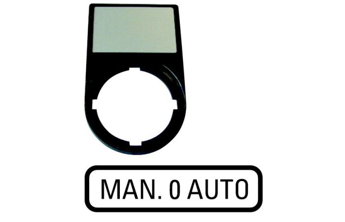 Plokštė su užrašu MAN 0 AUTO perjungikliui M22S-ST-GB11 - EATON