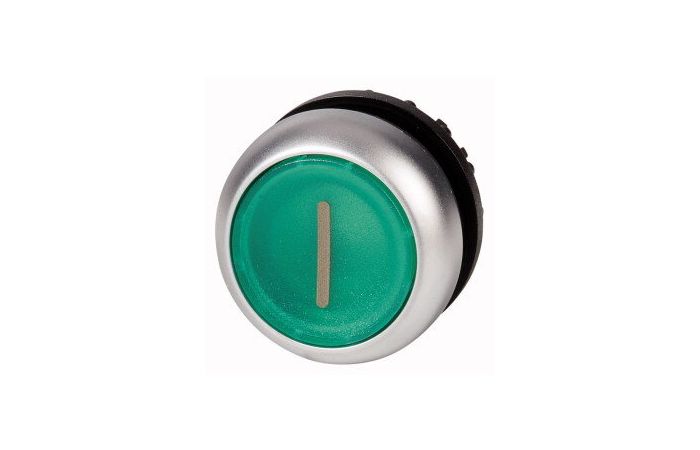 Galvutė mygtukui žalia skaidri "I" M22-DL-G-X1 - EATON