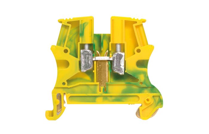 Gnybtas 2.5mm2/5mm geltonai žalias ant bėgelio Viking3 - LEGRAND