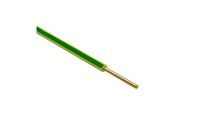 Laidas H05V-U 0.75mm2 300/500V geltonai žalias [Ritė po 100m] - NKT
