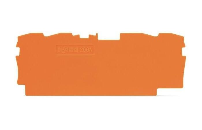 Dangtelis galinis 1mm gnybtui oranžinis 2004 serijai - WAGO