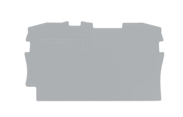 Dangtelis galinis 0.8mm gnybtui pilkas 2001-2002 serijai - WAGO