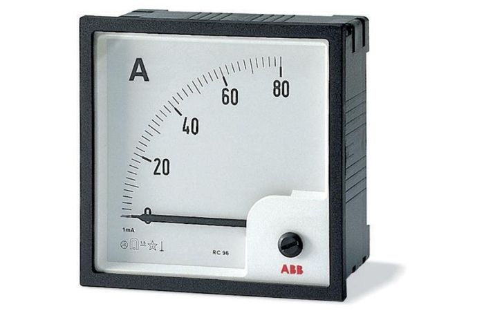 Ampermetras su skale 30A AMT1-A1-30/96 - ABB