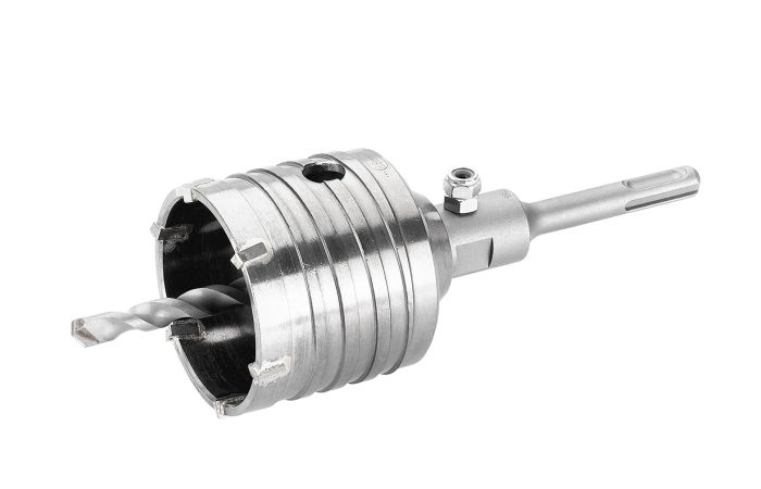 Freza 68mm kietmetalio mūrui (su kalimu) laikiklis SDS-PLUS/M16, su centravimo grąžtu - CIMCO