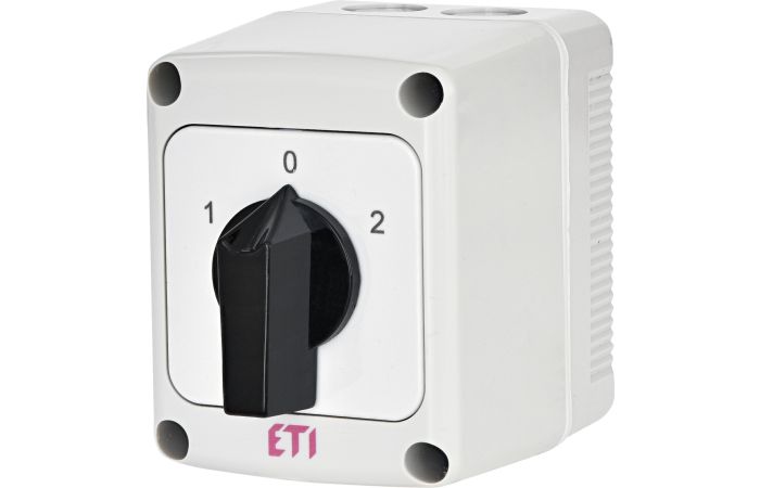 Perjungiklis 3P 25A 1-0-2 dėžutėje CS 25 53 PN - ETI