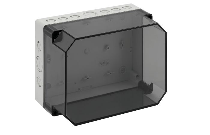 Dėžutė v/t [254x180x137] IP66 tuščia skaidrus dangtelis TKPS2518-13f-tm - SPELSBERG