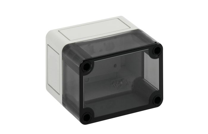 Dėžutė v/t [94x65x81] IP66 tuščia pilka skaidrus dangtelis be halogenų TKPS97-8-to - SPELSBERG