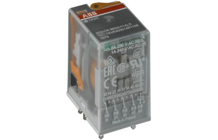 Relė tarpinė 4co 6A 230V AC CR-M230AC4 - ABB