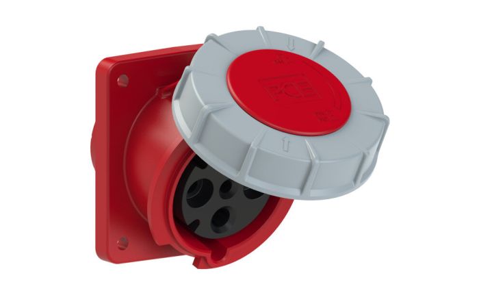 Lizdas CEE į/l 4P 63A 400V 6h IP67 [100x112] TWIST - PCE