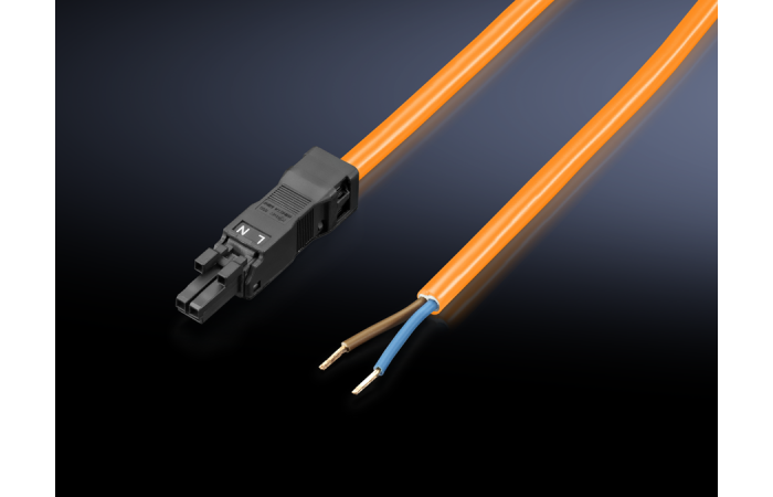 Kabelis 2x1.5mm2 3m šviestuvo pajungimui SZ 2500.420 [pak. po 5 vnt.] - RITTAL