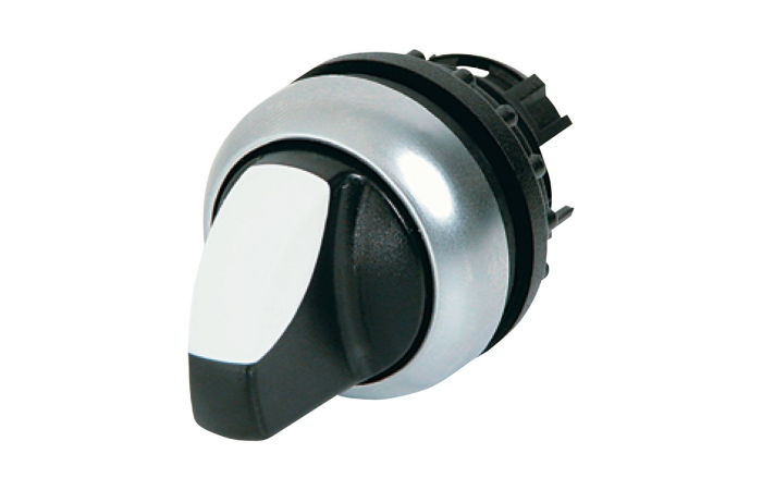 Galvutė perjungikliui 2 padėčių balta skaidri su fiksacija M22-WRLK-W - EATON