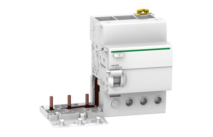 Relė srovės nuotėkio RCCB 3P 63A 300mA su šynele automatui AC-tipas Vigi iC60 Acti9 - SCHNEIDER ELECTRIC