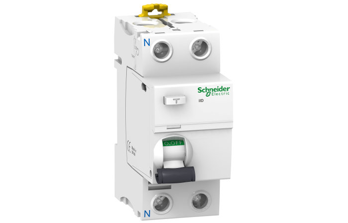 Relė srovės nuotėkio RCCB 2P 40A 100mA AC-tipas iID Acti9 - SCHNEIDER ELECTRIC