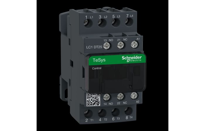 TeSys D kontaktorius LC1D.4P.4N/O jegos kontaktai.U, LC1DT25B7, , CONTACTORS & MOTOR PROTECTION STANDARD OFFER < 150, TESYS CONTACTORS - SCHNEIDER ELECTRIC (pavadinimas tikslinamas)
