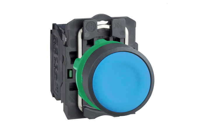 Mygtukas 1no be fiksacijos 22mm mėlynas IP66 XB5 Harmony - SCHNEIDER ELECTRIC