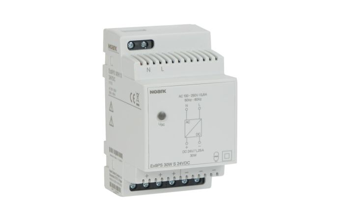 Maitinimo šaltinis 100-250VAC / 24V DC 30W Ex9PS 30W S 24VDC - NOARK
