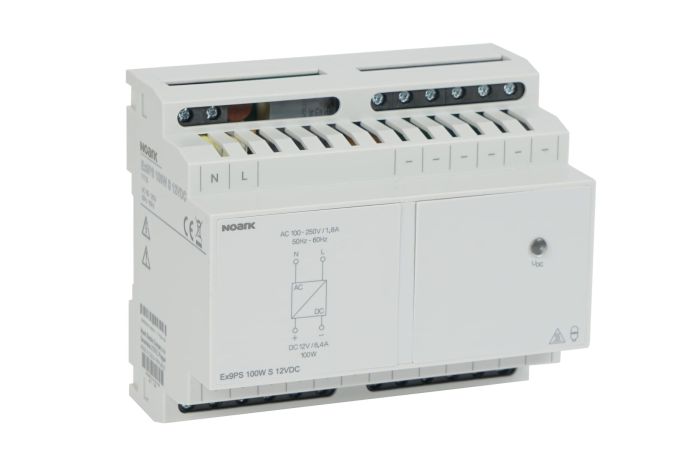 Maitinimo šaltinis 100-250VAC / 12V DC 100W Ex9PS 100W S 12VDC - NOARK