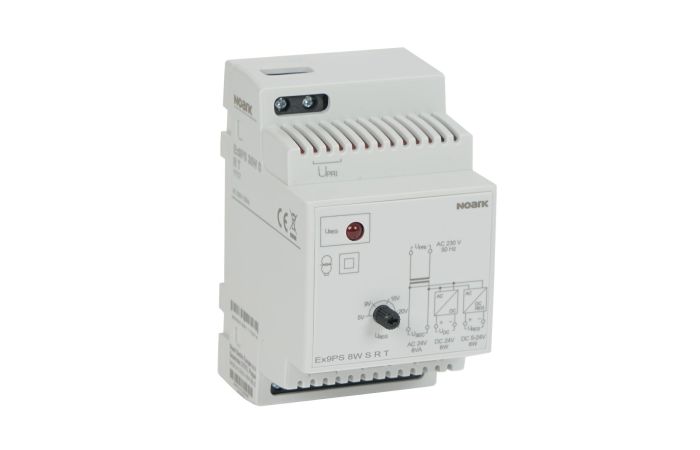 Maitinimo šaltinis 230VAC / 5-24V DC reguliuojamas 8W Ex9PS 8W S R T - NOARK
