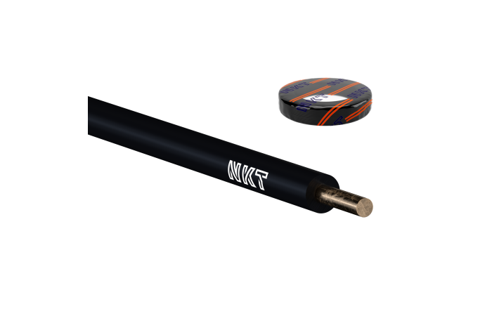 Laidas H07V-U 2.5mm2 450/750V juodas [Ritė po 100m] - NKT