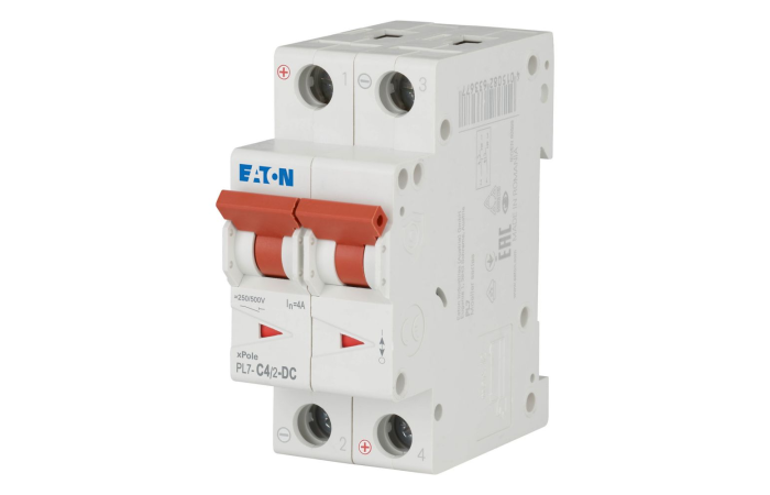 Automatas 2P 4A C 10kA PL7-C4/2-DC - EATON