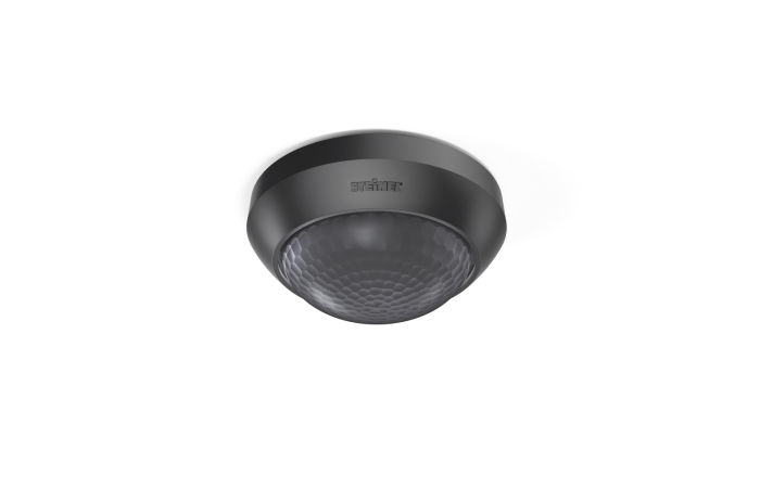 Jutiklis judesio v/t IP54 2000W H-2.8m D-24m 360 laipsnių juodas IS 2360-3 ECO - STEINEL
