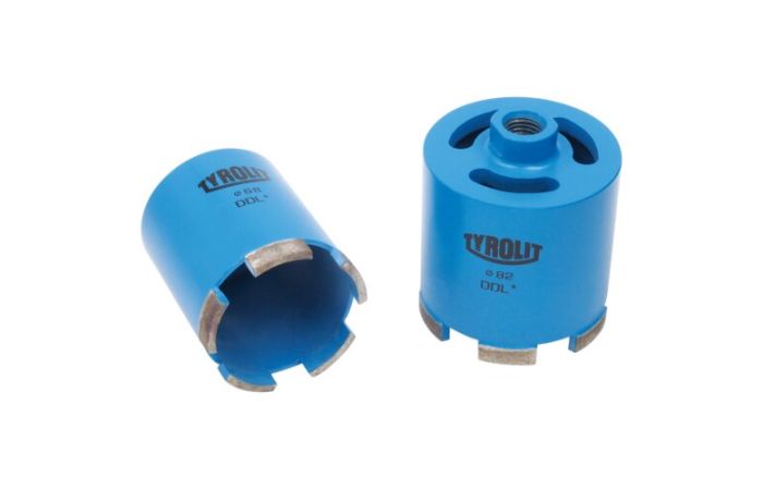 Freza 68mm deimantinė 5 dantys (naudoti be kalimo) be centravimo grąžto, armuotam betonui 68x70xM16 DDL BASIC - TYROLIT