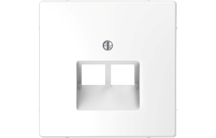 Dangtelis dvigubas RJ45 lizdui baltas System Design - SCHNEIDER ELECTRIC