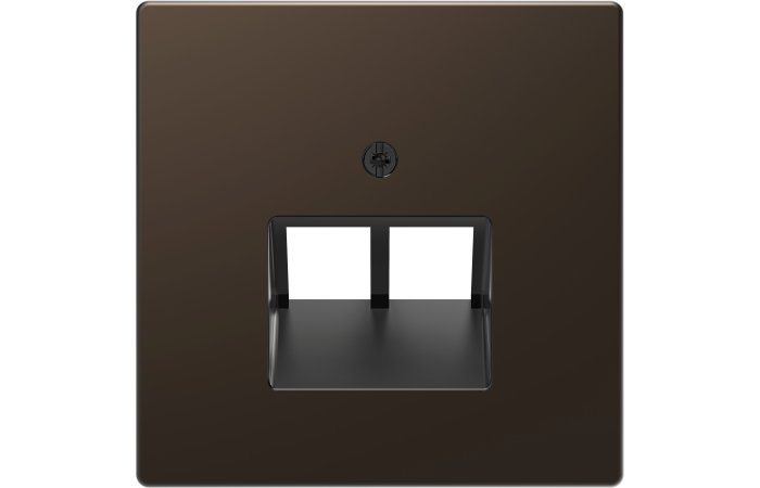 Dangtelis dvigubas RJ45 lizdui Mocca spalvos System Design - SCHNEIDER ELECTRIC