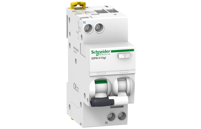 Relė srovės nuotėkio RCBO 2P 10A C 30mA su automatu A-tipas iDPN H Vigi Acti9 - SCHNEIDER ELECTRIC
